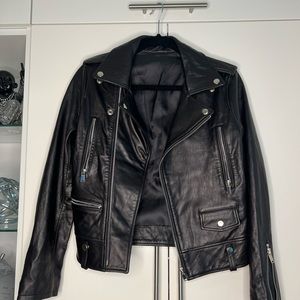 Leather Biker Jacket style